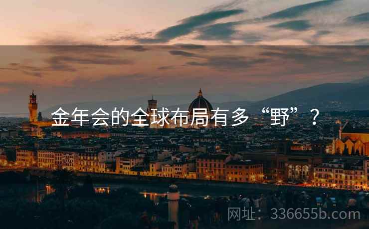 金年会的全球布局有多“野”? 金年会的全球布局有多“野”?