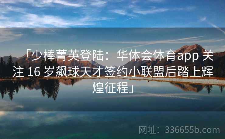「少棒菁英登陆：华体会体育app 关注 16 岁飙球天才签约小联盟后踏上辉煌征程」